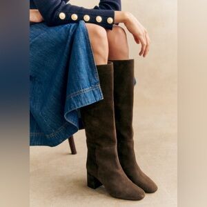 Jimmy Choo Chocolate Suede Boots 37